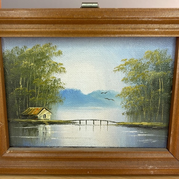 Two Original Miniature Paintings - Picture 8 of 8